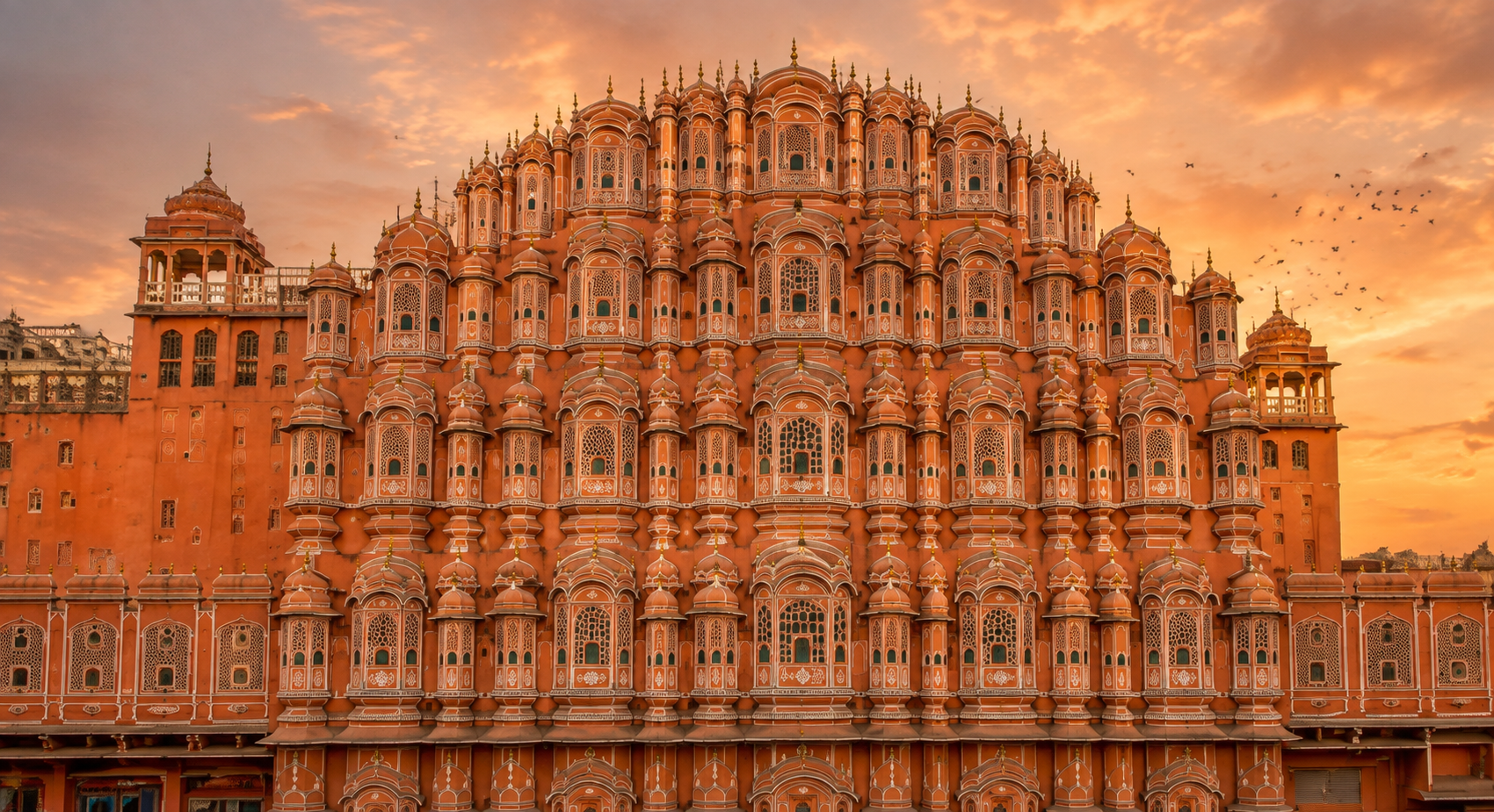 Hawa Mahal, Jaipur at sunset